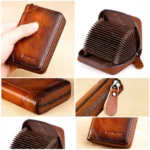 BanYanu Genuine Leather 12 Port /20 Port / 30 Port Card Holder – Brown