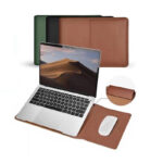 COTEetCI Multifunction Leather Liner Bag for MacBook Pro Air 13